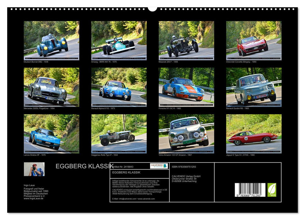 EGGBERG KLASSIK (CALVENDO Premium Wandkalender 2027)