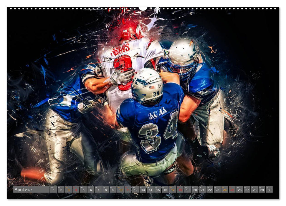 American Football - so cool (CALVENDO Premium Wandkalender 2027)