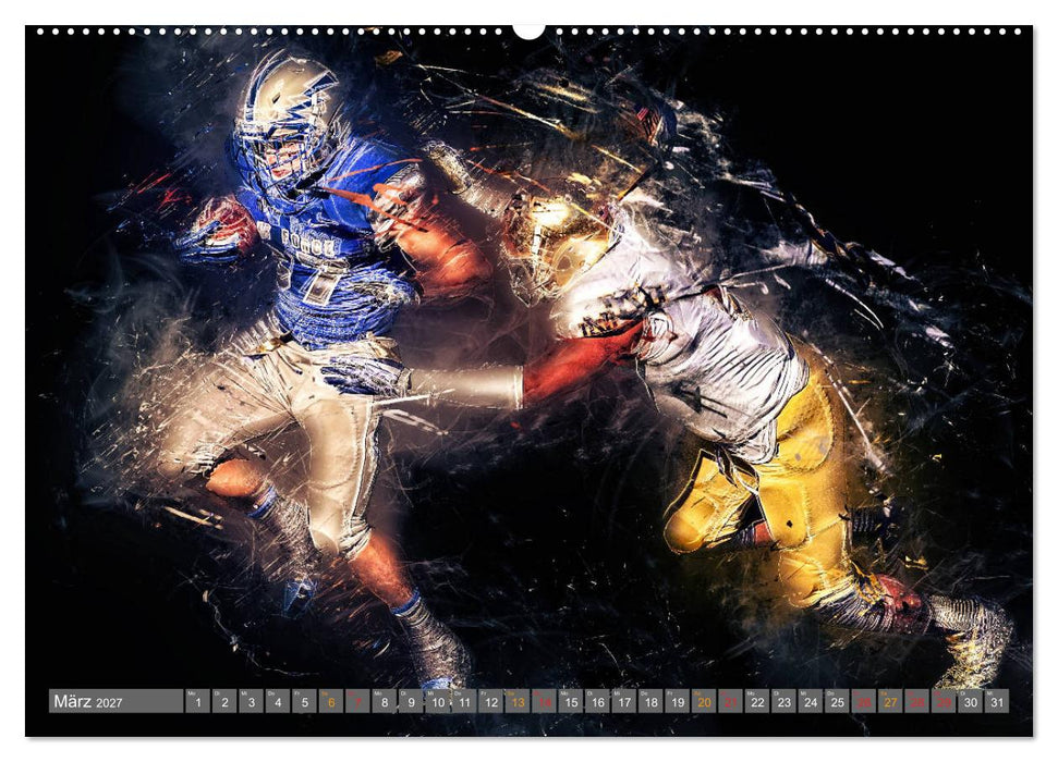 American Football - so cool (CALVENDO Wandkalender 2027)