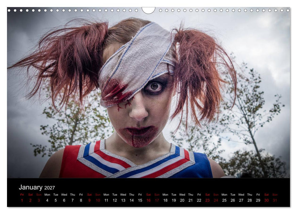 The walking dead (CALVENDO Monthly Calendar 2027)