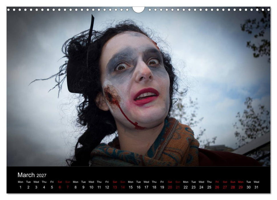 The walking dead (CALVENDO Monthly Calendar 2027)