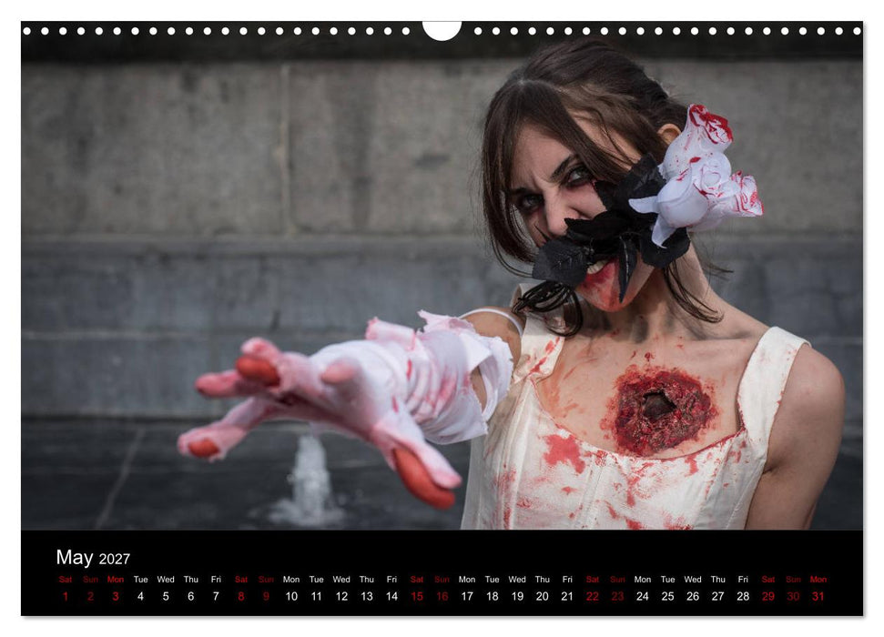The walking dead (CALVENDO Monthly Calendar 2027)