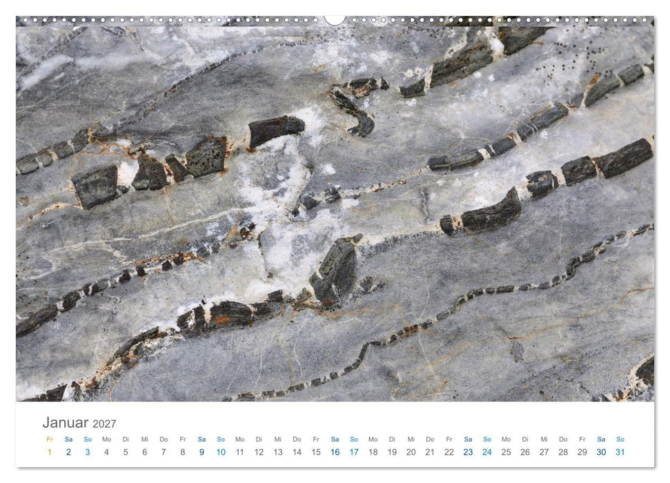 Die Natur als Künstlerin - Schönheit der Steine (CALVENDO Premium Wandkalender 2027)