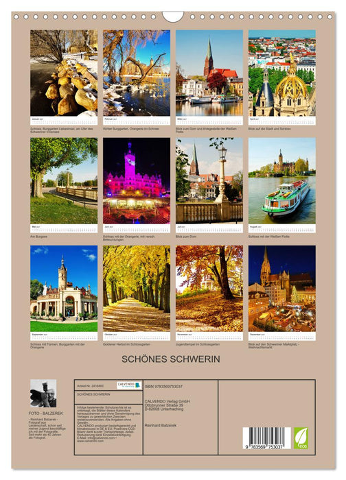 SCHÖNES SCHWERIN (CALVENDO Wandkalender 2027)