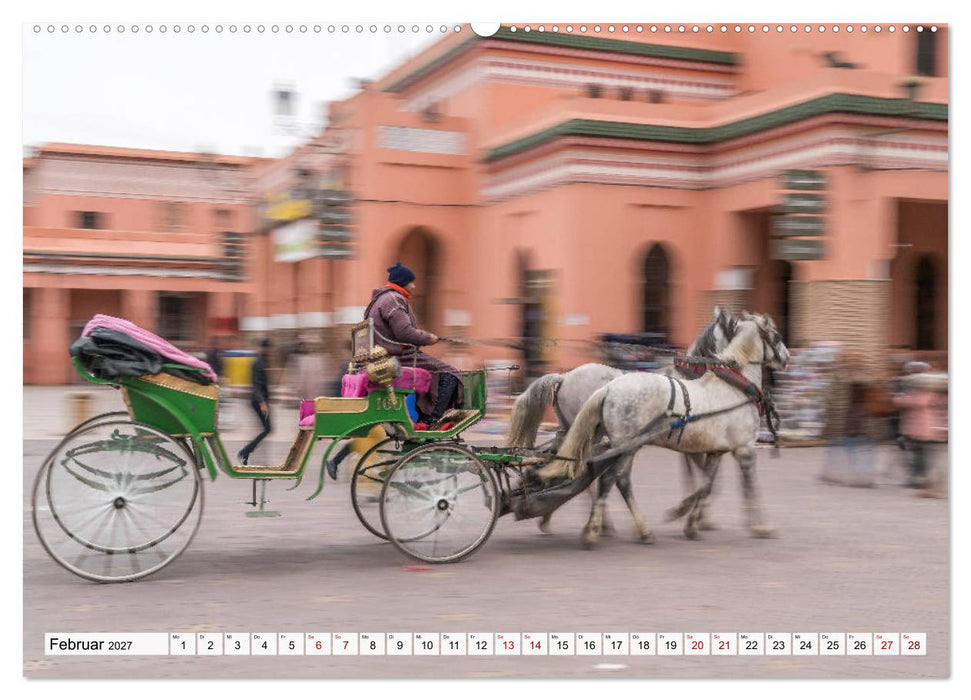 Marokko - Marrakesch (CALVENDO Premium Wandkalender 2027)
