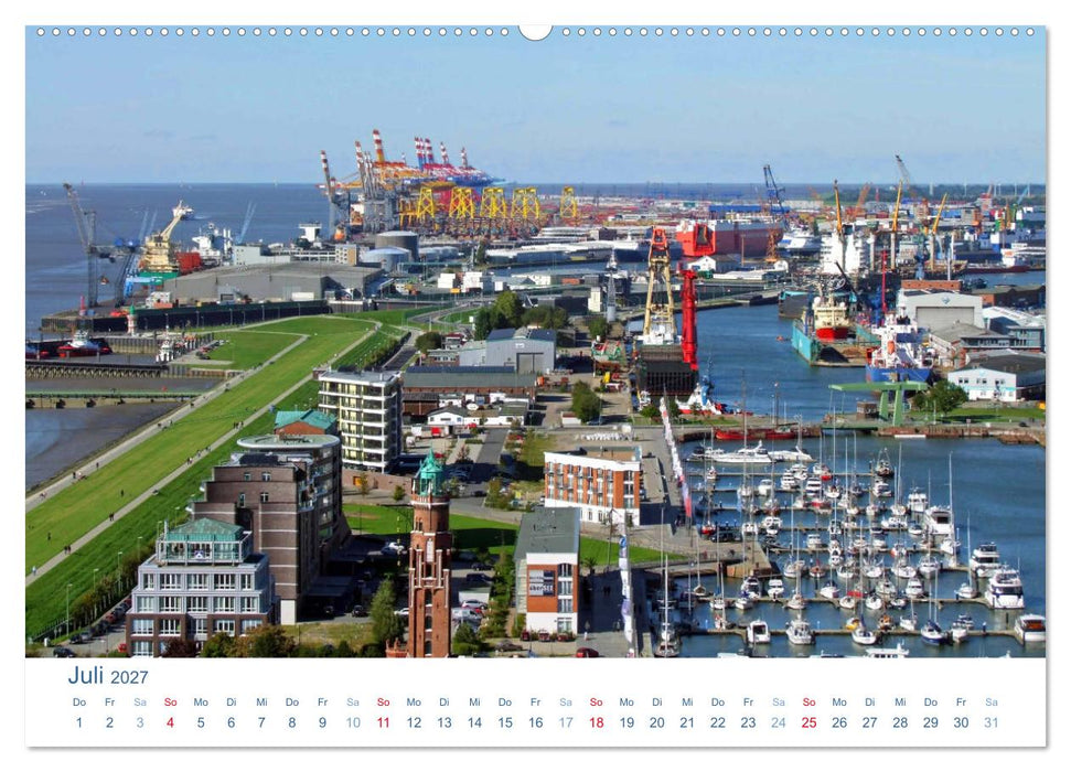Bremerhaven 2027. Impressionen aus den Havenwelten (CALVENDO Premium Wandkalender 2027)