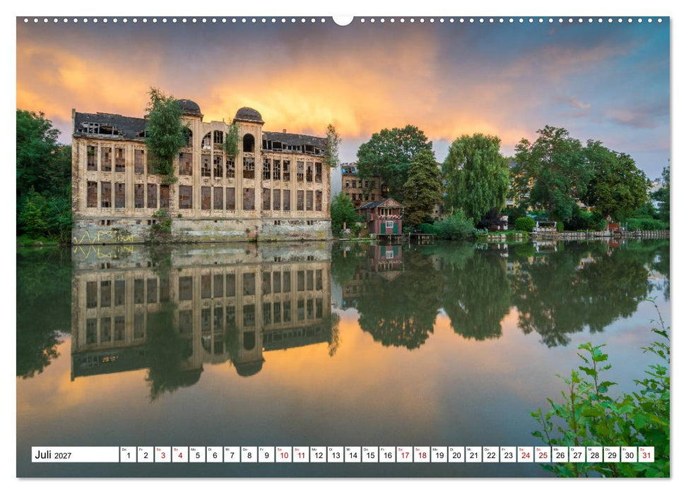 Halle-Saale - Meine Stadt im Spiegel (CALVENDO Premium Wandkalender 2027)