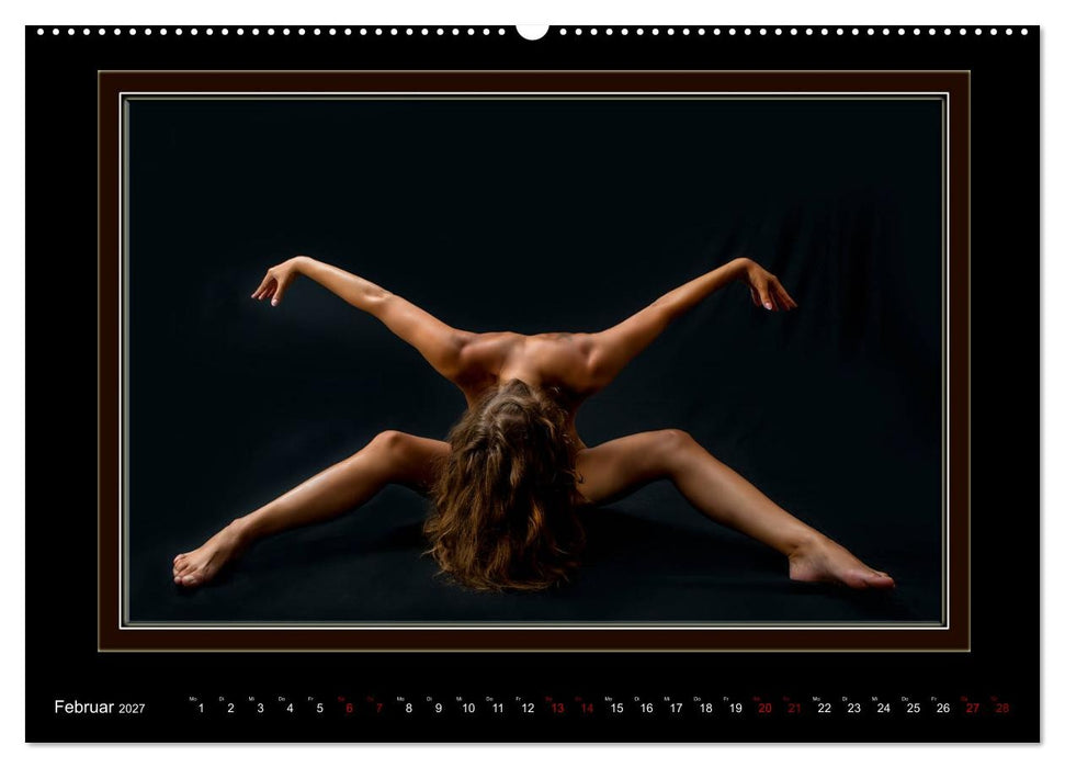 Hüllenlos in gewagten Posen (CALVENDO Wandkalender 2027)