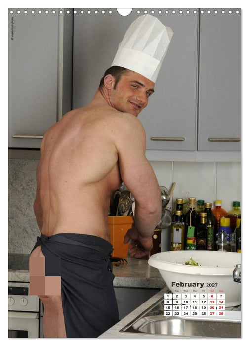 Hunks around the House (CALVENDO Monthly Calendar 2027)