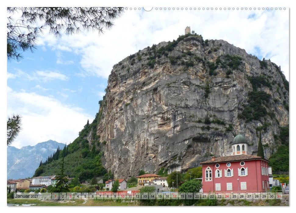 GARDASEE Von Arco ganz im Norden südwärts (CALVENDO Premium Wandkalender 2027)