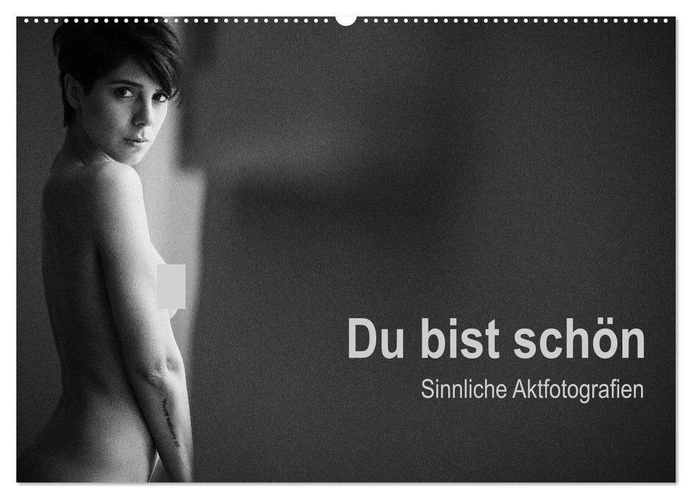 Du bist schön - Sinnliche Aktfotografien (CALVENDO Wandkalender 2027)