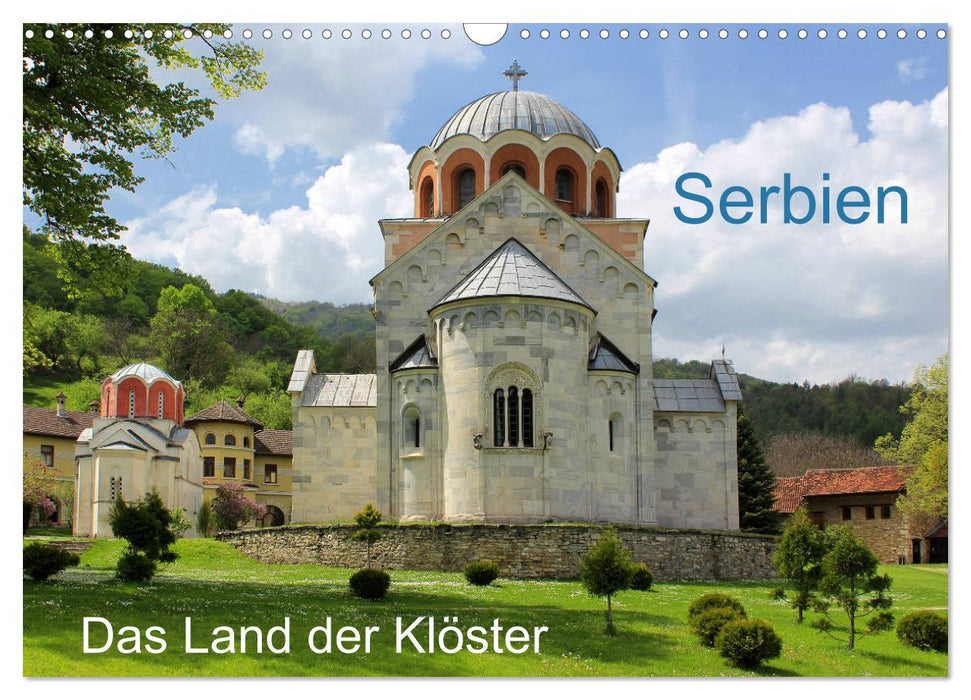 Serbien - Das Land der Klöster (CALVENDO Wandkalender 2027)