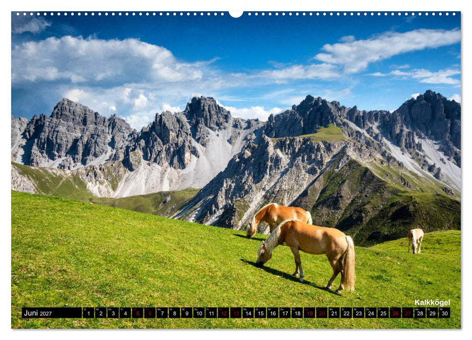 Tirol 2027 - die schönsten Plätze (CALVENDO Premium Wandkalender 2027)