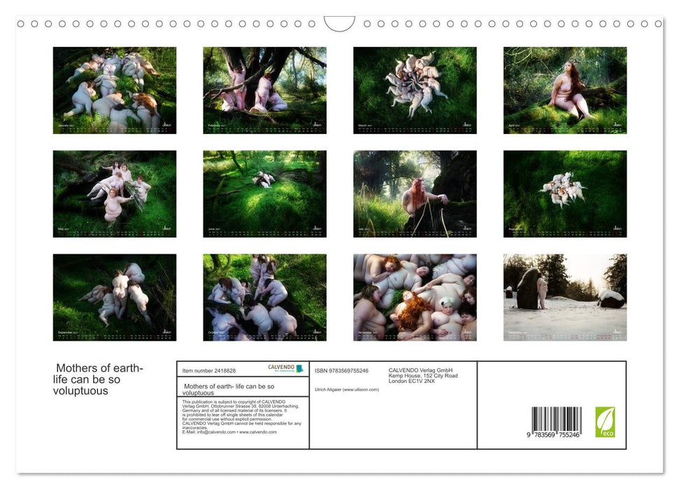 Mothers of earth- life can be so voluptuous (CALVENDO Monthly Calendar 2027)