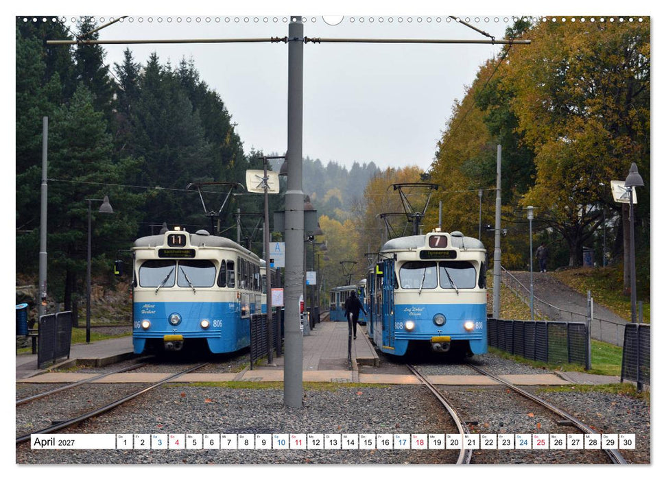 Die Göteborger Straßenbahn (CALVENDO Premium Wandkalender 2027)