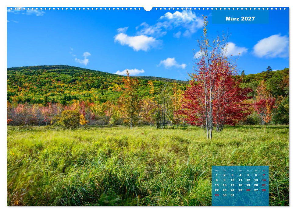 New England - Vielfalt einer Region (CALVENDO Wandkalender 2027)