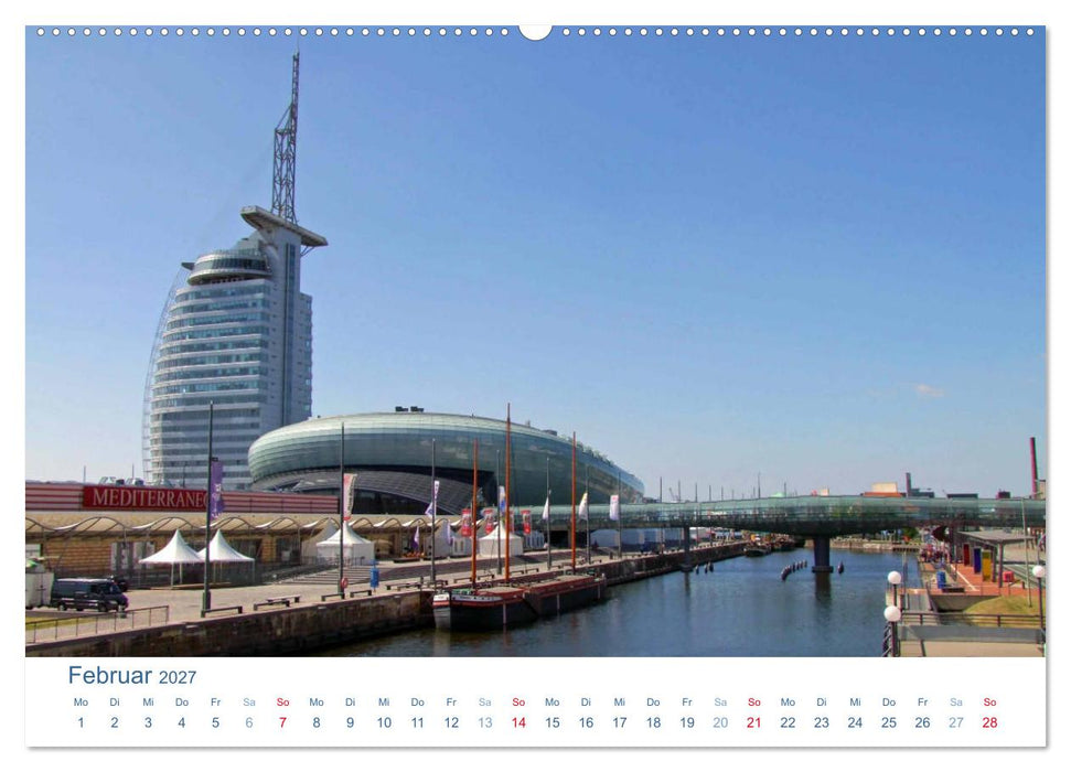 Bremerhaven 2027. Impressionen aus den Havenwelten (CALVENDO Wandkalender 2027)