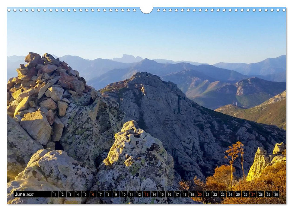Corsica's wild GR20 (CALVENDO Monthly Calendar 2027)