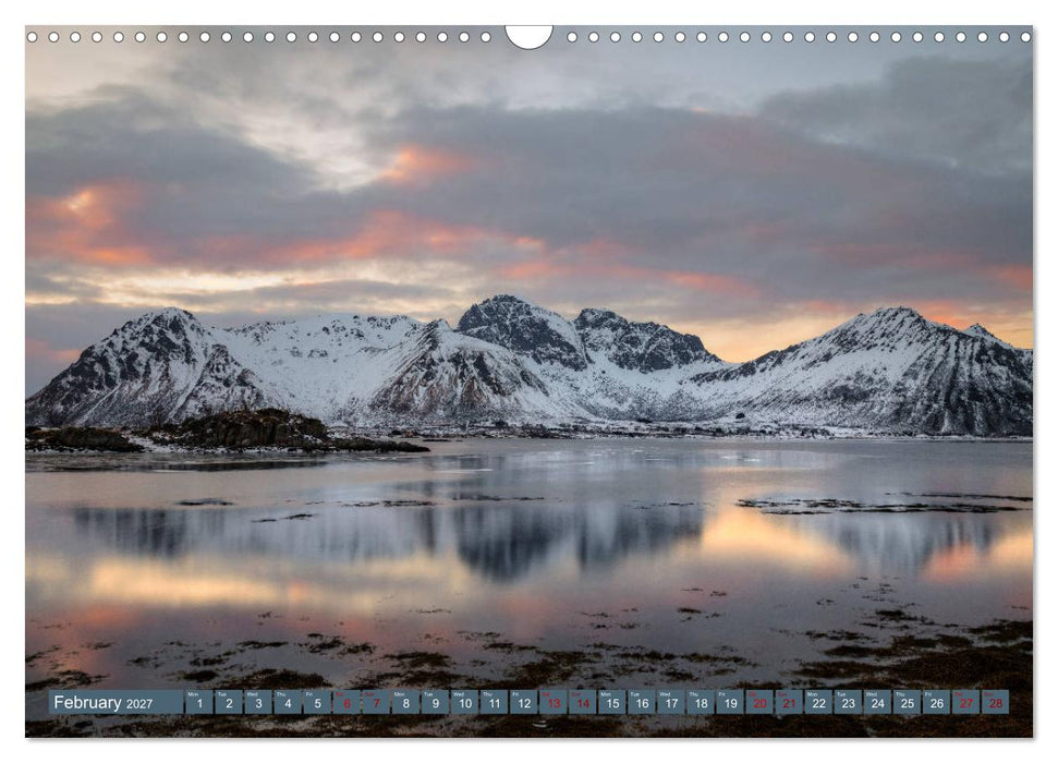 Lofoten, Norway's untamed beauty in Winter (CALVENDO Monthly Calendar 2027)