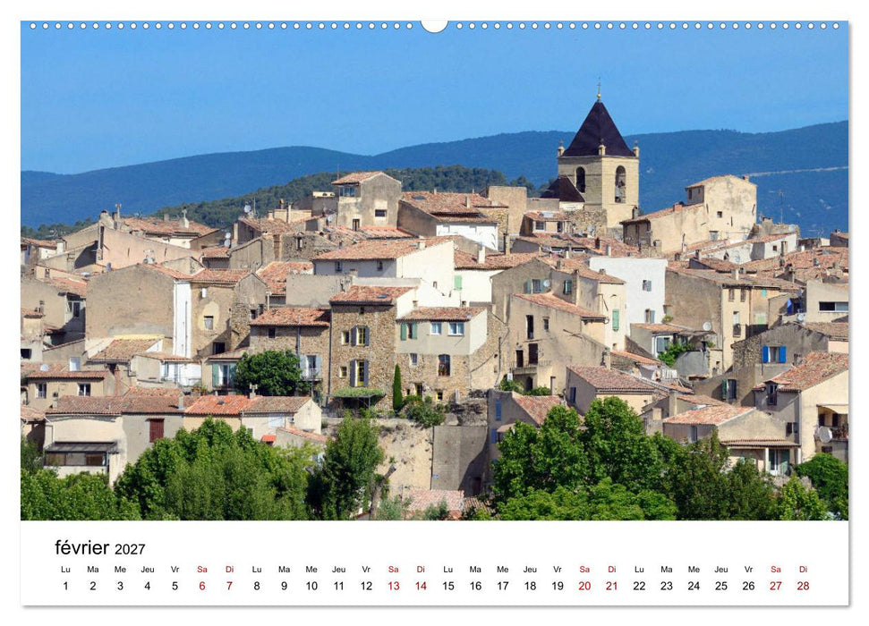 Les plus beaux villages du Luberon (CALVENDO Calendrier supérieur 2027)