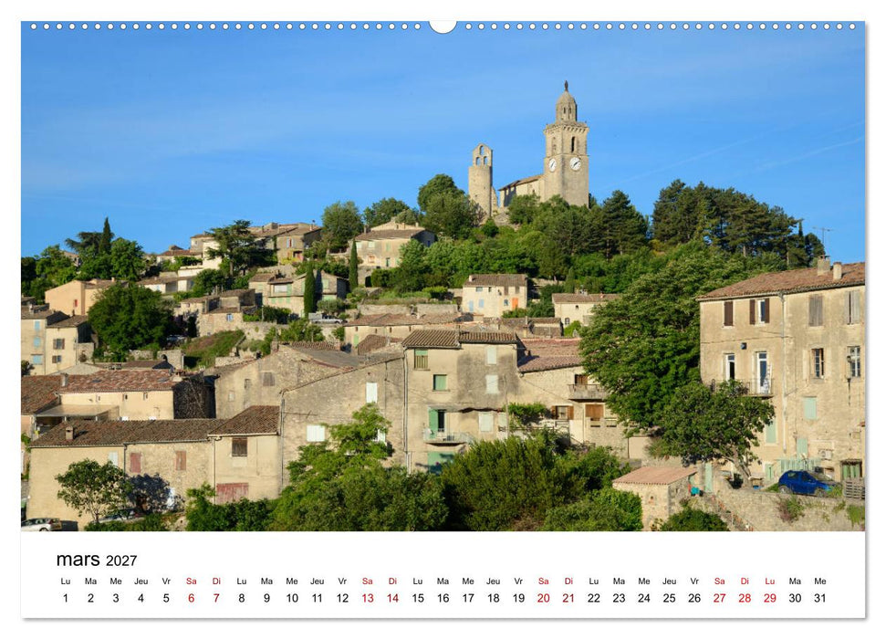 Les plus beaux villages du Luberon (CALVENDO Calendrier supérieur 2027)