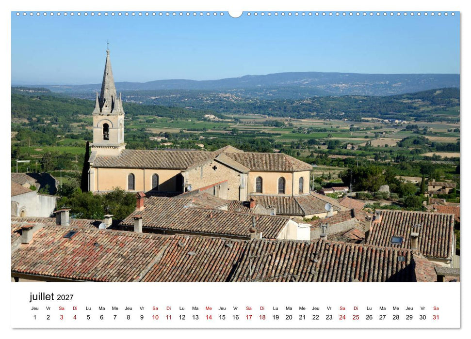 Les plus beaux villages du Luberon (CALVENDO Calendrier supérieur 2027)