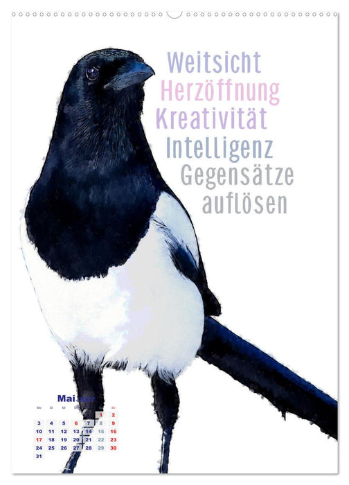 Welche spirituelle Bedeutung hat dieser Vogel? (CALVENDO Wandkalender 2027)
