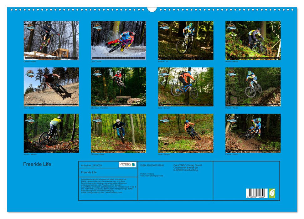Freeride Life (CALVENDO Wandkalender 2027)