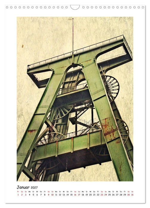 Fördergerüste (CALVENDO Wandkalender 2027)
