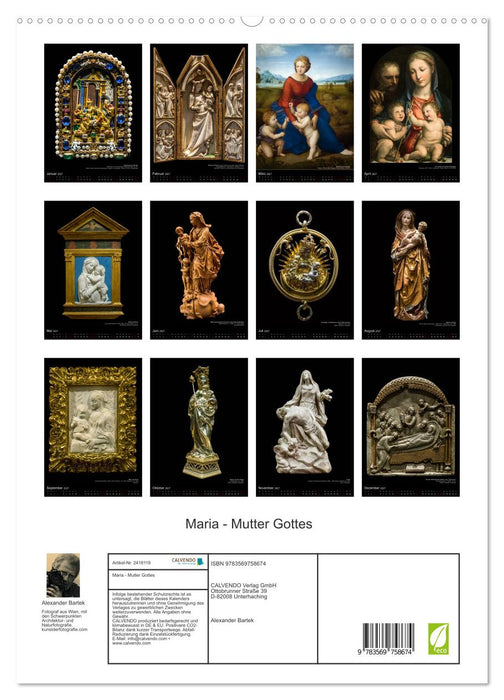 Maria - Mutter Gottes (CALVENDO Premium Wandkalender 2027)