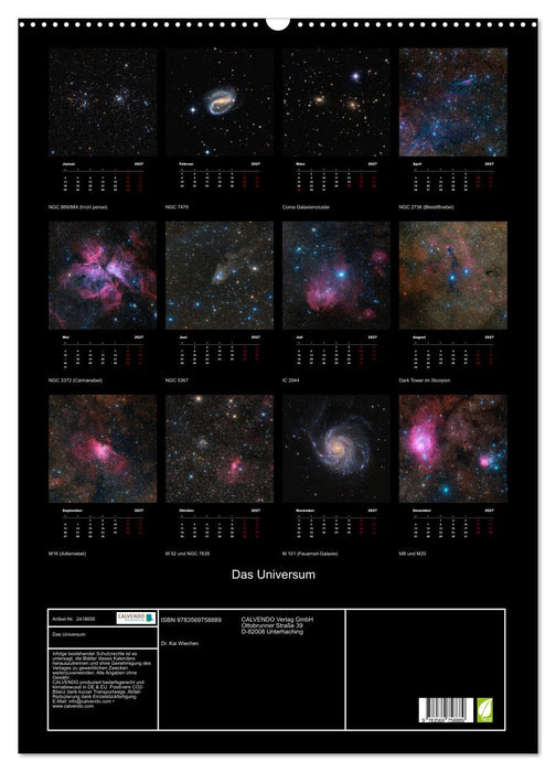Das Universum (CALVENDO Wandkalender 2027)