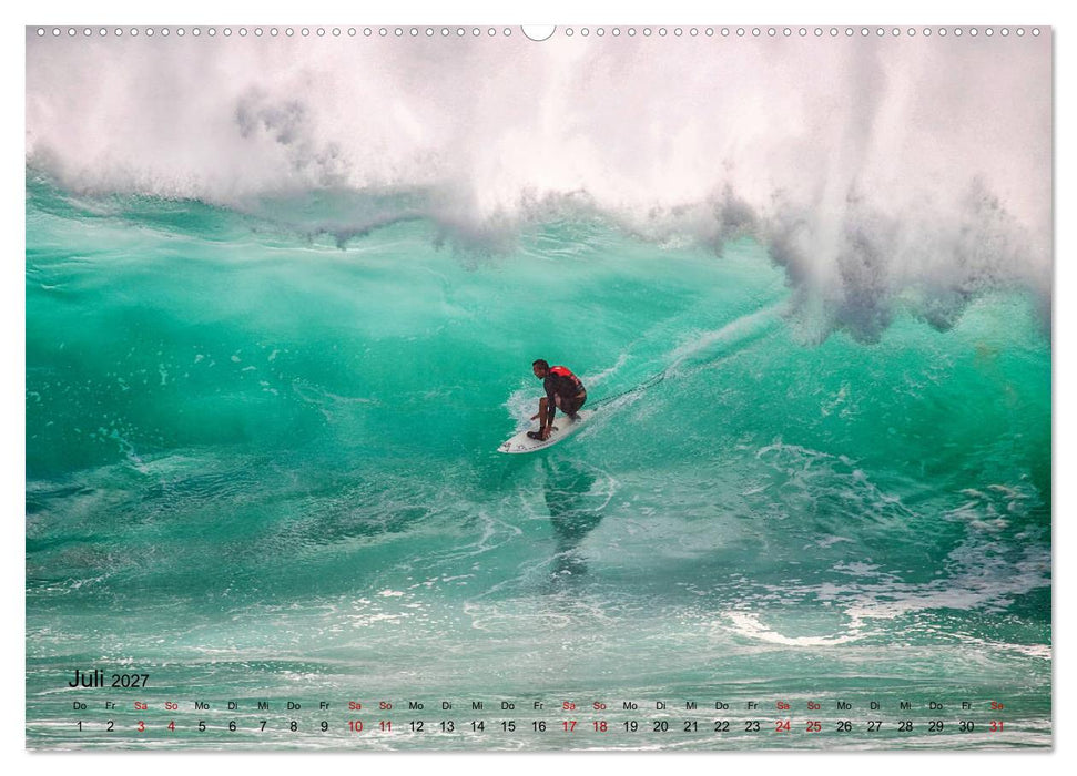 Surfen - die perfekte Welle (CALVENDO Premium Wandkalender 2027)