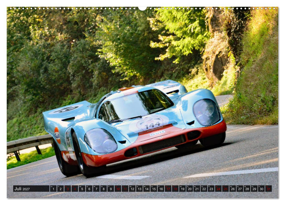 Porsche Oldtimer - EGGBERG KLASSIK - Der Berg ruft (CALVENDO Premium Wandkalender 2027)
