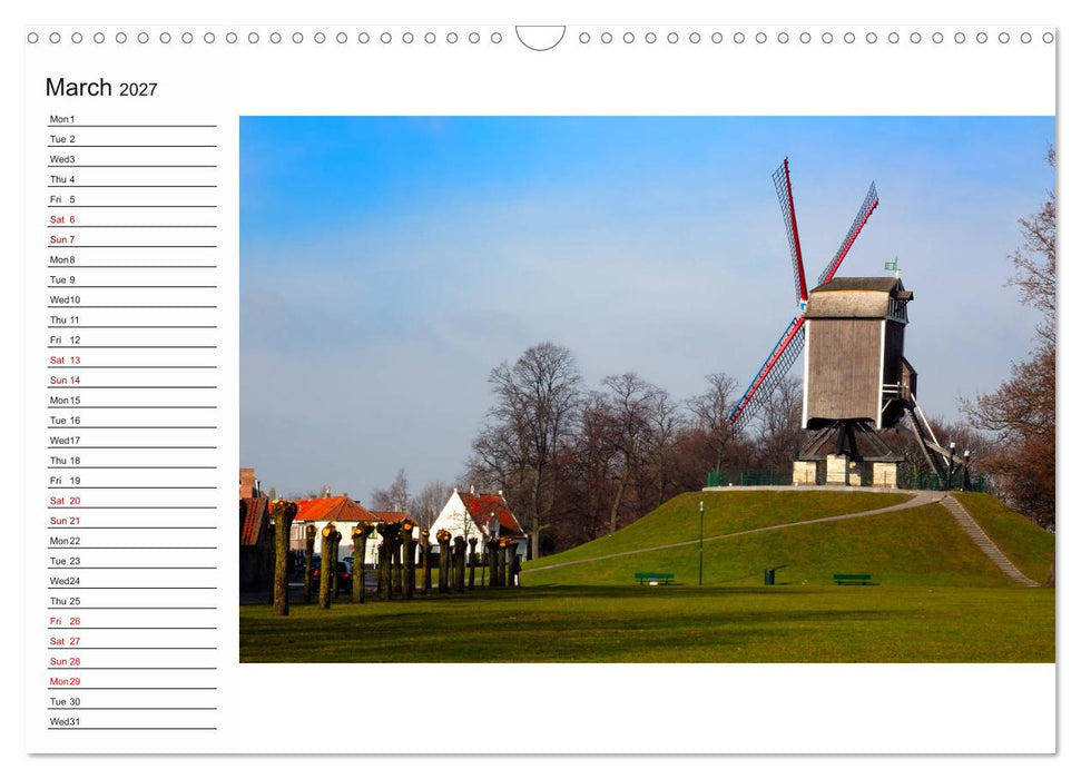 Belgium in pictures (CALVENDO Monthly Calendar 2027)