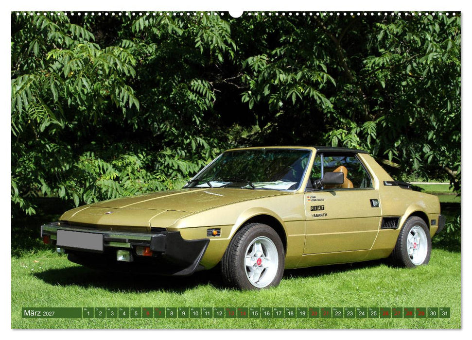 Oldtimer - Fahrzeuge die Geschichte schrieben (CALVENDO Wandkalender 2027)