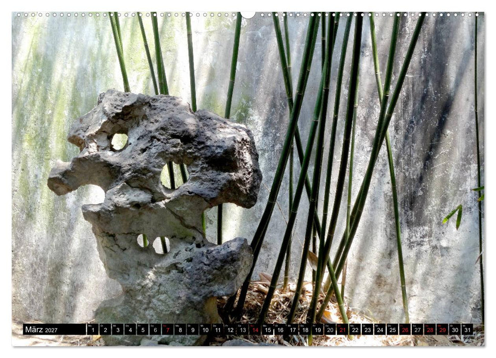 Im chinesischen Garten (CALVENDO Premium Wandkalender 2027)