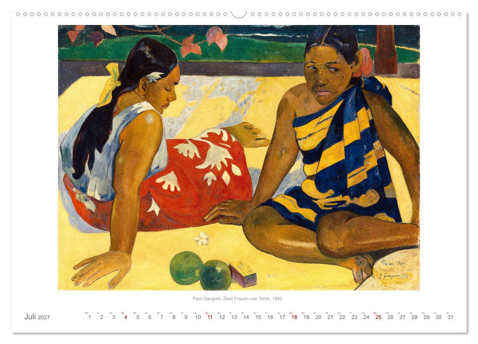 Klassische Moderne 2027 - Mit Kunst durchs Jahr (CALVENDO Premium Wandkalender 2027)