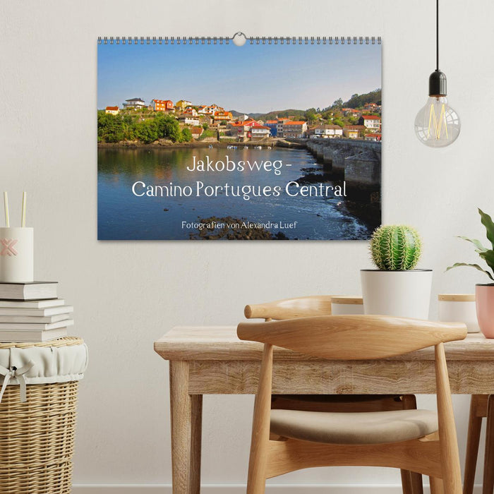 Jakobsweg - Camino Portugues Central (CALVENDO Wandkalender 2027)