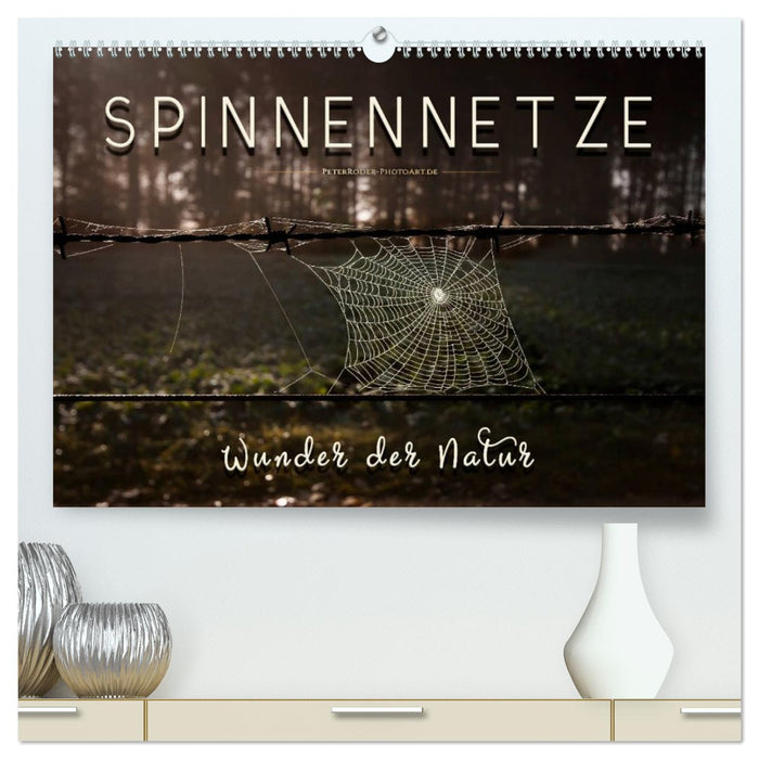 Spinnennetze - Wunder der Natur (CALVENDO Premium Wandkalender 2027)