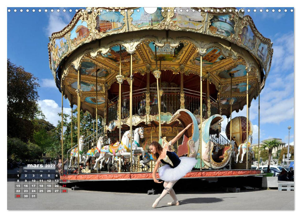 Des danseurs dans la ville 5 L'Oeil et le Mouvement (CALVENDO Calendrier mensuel 2027)