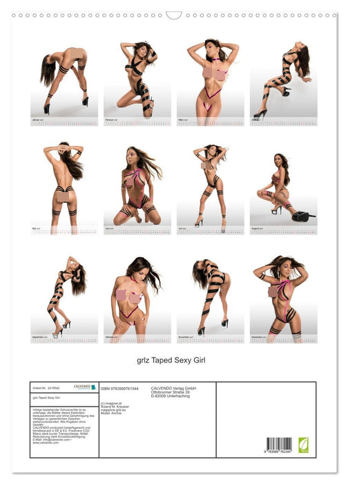grlz Taped Sexy Girl (CALVENDO Wandkalender 2027)