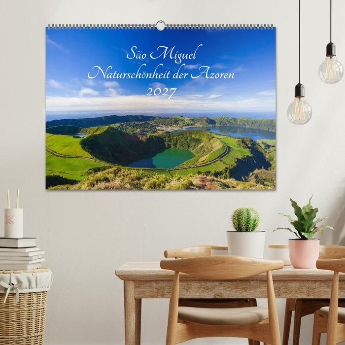 São Miguel - Naturschönheit der Azoren (CALVENDO Wandkalender 2027)