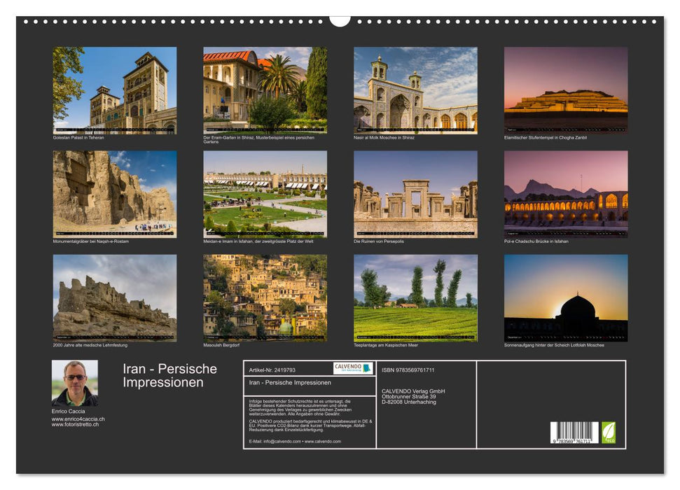 Iran - Persische Impressionen (CALVENDO Wandkalender 2027)