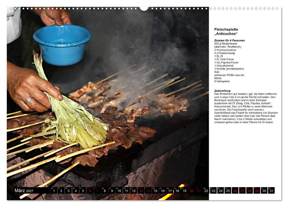 PERU - Kulinarisch (CALVENDO Wandkalender 2027)