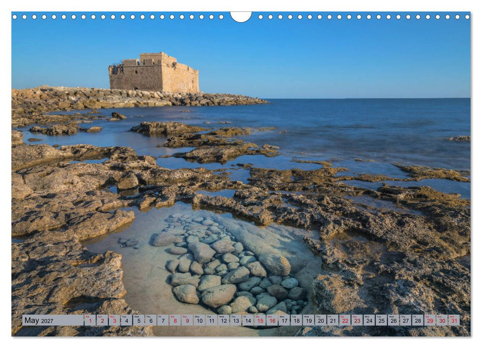 Cyprus, the sunny Mediterranean paradise (CALVENDO Monthly Calendar 2027)