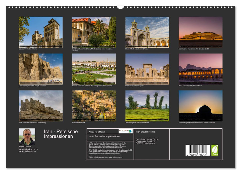 Iran - Persische Impressionen (CALVENDO Premium Wandkalender 2027)