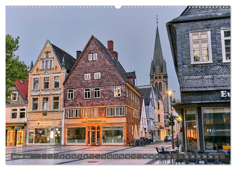 Detmold - Ein- und Ausblicke von Andreas Voigt (CALVENDO Premium Wandkalender 2027)