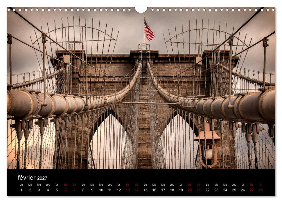 Balade New-Yorkaise, Manhattan (CALVENDO Calendrier mensuel 2027)