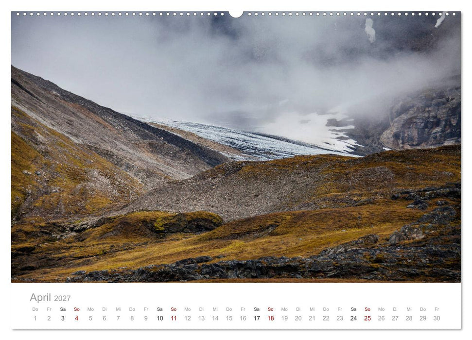 Spitzbergen - Wild.Rau.Ungezähmt. (CALVENDO Wandkalender 2027)