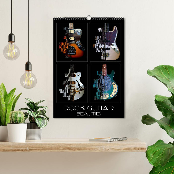 Rock Guitar Beauties (CALVENDO Monthly Calendar 2027)